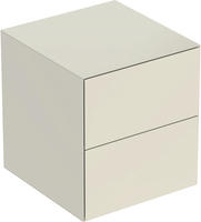 Keramag - Geberit One Seitenschrank Mit Zwei Schubladen, 45x49,2x47cm,