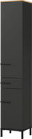 GERMANIA Hochschrank "Yonkers" Hochwertige ABS-Kanten, Steggriffe und hohe...
