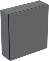 Keramag - Geberit H&auml;ngeschrank 45x46,7x15cm, Qu., 1 T, Lava/lackiert Ma