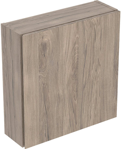 Geberit iCon Hängeschrank quadratisch, 1 Tür, 45x46,7x15 cm, 502319, Farbe: Nussbaum hickory / Melamin Holzstruktur - 502.319.JR.1