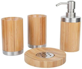 Axentia Bonja Bad-Set 4-tlg Bambus (133269)
