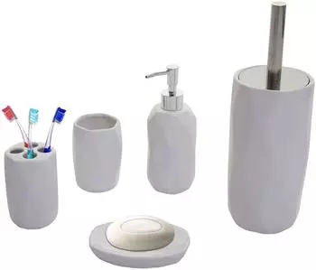 MCW Badset H88 5-teilig, Keramik, weiß (MCW-H88)