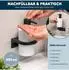 bremermann Savona Bad-Accessoires-Set 2-tlg., Soft-Touch, Kunststoff weiß