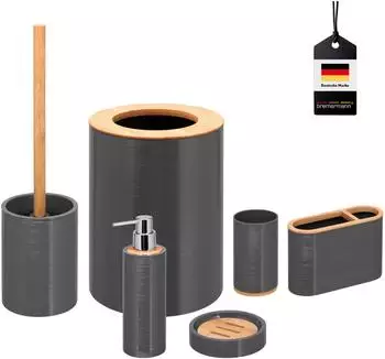 bremermann SEGNO Bad-Set 6-teilig, grau