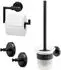 bremermann Piazza Black Badaccessoire-Set 3-tlg., Edelstahl schwarz