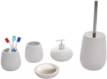 MCW Badset MCW-C72, 5-teilig, Keramik, weiß (800000678259)