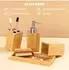 bremermann Badezimmer-Accessoire-Set 4-tlg. mit Ablage, Bambus (9305700)