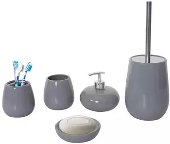 MCW Badset MCW-C72, 5-teilig, Keramik, grau (800000678254)