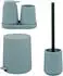 eluno TESERO Bad-Accessoire-Set, 5-tlg., Kunststoff, hellblau (9048900)
