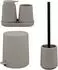 eluno TESERO Bad-Accessoires-Set 5-tlg., Kunststoff, braun (9048700)