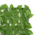 vidaXL Balkon-Sichtschutz mit grünen Blättern 600x75cm (315498)