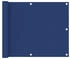 vidaXL Balkon-Sichtschutz Oxford-Gewebe Blau (9839.135009)
