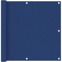 vidaXL Balkon-Sichtschutz Blau 90x400 cm Oxford-Gewebe
