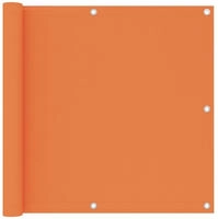vidaXL Balkon-Sichtschutz Orange 90x600 cm Oxford-Gewebe