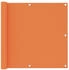 vidaXL Balkon-Sichtschutz Oxford-Gewebe Orange (135051)