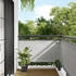 vidaXL Balkon-Sichtschutz Hellgrau 100% Polyester-Oxford (9839.4000000)