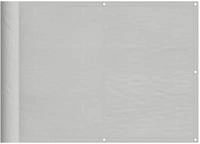 vidaXL Balkon-Sichtschutz Hellgrau 75x500 cm 100 % Polyester-Oxford