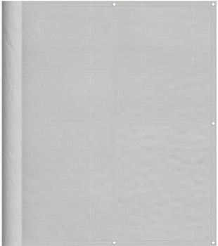 vidaXL Balkon-Sichtschutz Hellgrau 100% Polyester-Oxford (9839.4000015)