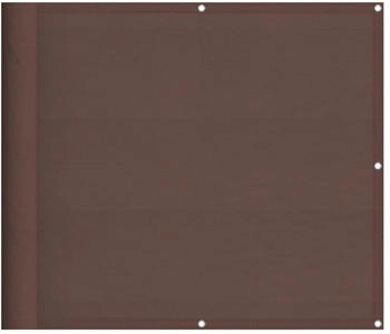 vidaXL Balkon-Sichtschutz Oxford-Gewebe Braun (4000389)