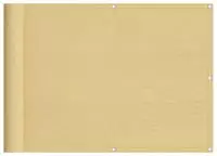vidaXL Balkonsichtschutz Sandfarben 75x800 cm 100 % Polyester-Oxford