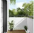vidaXL Balkon-Sichtschutz 90x1000cm 100% Polyester-Oxford Weiß (4000097)