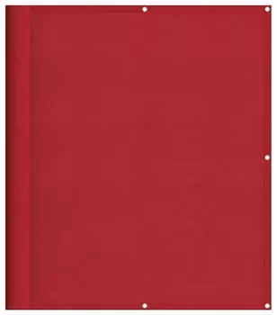 vidaXL Balkonsichtschutz Rot 120x800cm 100% Polyester-Oxford (42002136)