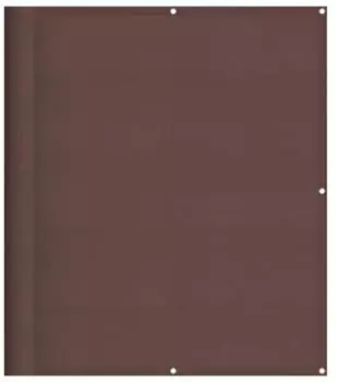 vidaXL Balkon-Sichtschutz Braun 120x800cm 100% Oxford-Polyester