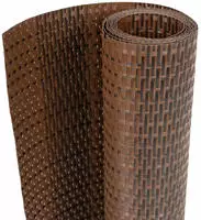 vidaXL Balkon-Sichtschutz Braun und Schwarz 500x90 cm Poly Rattan