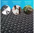NYVI Privafence Balkon Sichtschutz Polyrattan 500x90cm Schwarz
