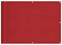 vidaXL Balkon-Sichtschutz Rot 75x700 cm 100 % Polyester-Oxford