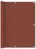 vidaXL Balkon-Sichtschutz Terrakotta 120x500cm Oxford-Gewebe