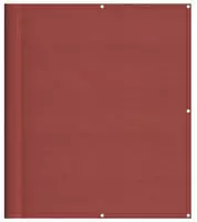 vidaXL Balkon-Sichtschutz Terrakotta 120x1000cm 100 % Polyester-Oxford
