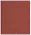 vidaXL Balkonsichtschutz Terrakotta 120x1000cm 100% Polyester-Oxford