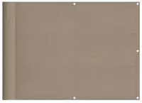 vidaXL Balkon-Sichtschutz Taupe 75x700 cm 100 % Polyester-Oxford