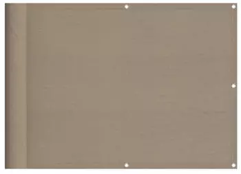 vidaXL Balkon-Sichtschutz Polyester-Oxford Taupe 75x700cm (4000235)