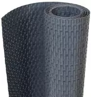 vidaXL Balkon-Sichtschutz Anthrazit 600x90 cm Poly Rattan
