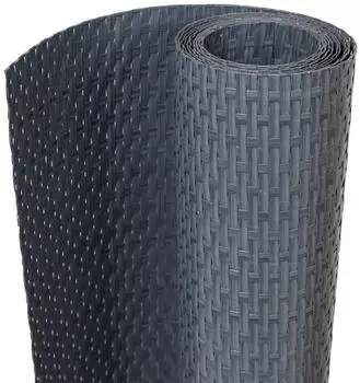 vidaXL Balkon-Sichtschutz Poly Rattan Anthrazit 300x80cm (156235)