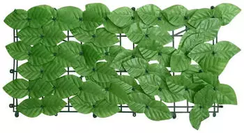 vidaXL Balkon-Sichtschutz mit gr&uuml;nen Bl&auml;ttern 500x75cm (315497)