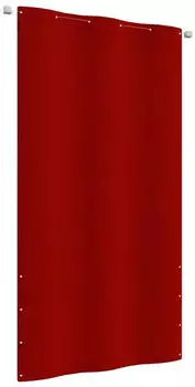 vidaXL Balkon-Sichtschutz Oxford-Gewebe Rot 120x240cm