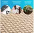 NYVI Privafence Polyrattan Balkon-Sichtschutz 100x500cm, UV-fest, beige (4255636609868)