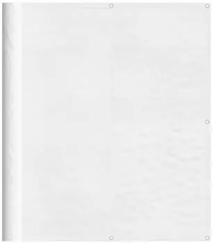 vidaXL Balkon-Sichtschutz 120x700cm Polyester-Oxford Wei&szlig; (4000102)