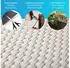 NYVI Privafence Polyrattan Balkonsichtschutz 90x500cm, weiß, UV-fest (4255636609592)