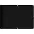 vidaXL Balkon-Sichtschutz 75x700cm 100% Polyester-Oxford Schwarz (4000361)