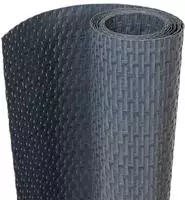 vidaXL Balkon-Sichtschutz Anthrazit 500x100 cm Poly Rattan