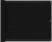 vidaXL Balkon-Sichtschutz Schwarz 75x300 cm HDPE