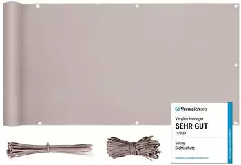 Sekey Balkonsichtschutz Polyester 120x500cm, taupe (351285)
