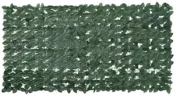 vidaXL Balkon-Sichtschutz mit dunkelgr&uuml;nen Bl&auml;ttern 200x100cm (367841)