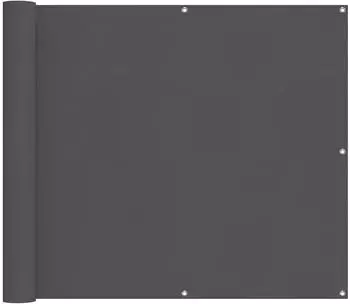 vidaXL Balkon-Sichtschutz 90x800cm, Polyester-Oxford, anthrazit (4000054)