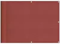 vidaXL Balkon-Sichtschutz Terrakotta 75x800 cm 100 % Polyester-Oxford