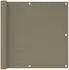 vidaXL Balkon-Sichtschutz Taupe 90x300cm HDPE (310960)